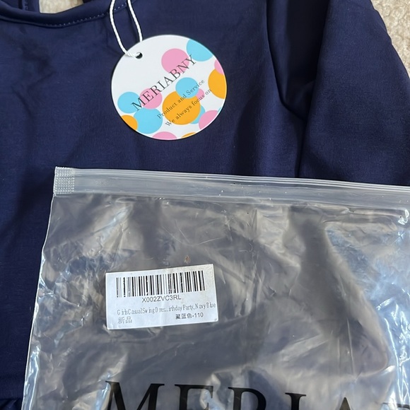 MERIABNY Girls dress with pockets size L/XL (ages 3-9) - Picture 10 of 10